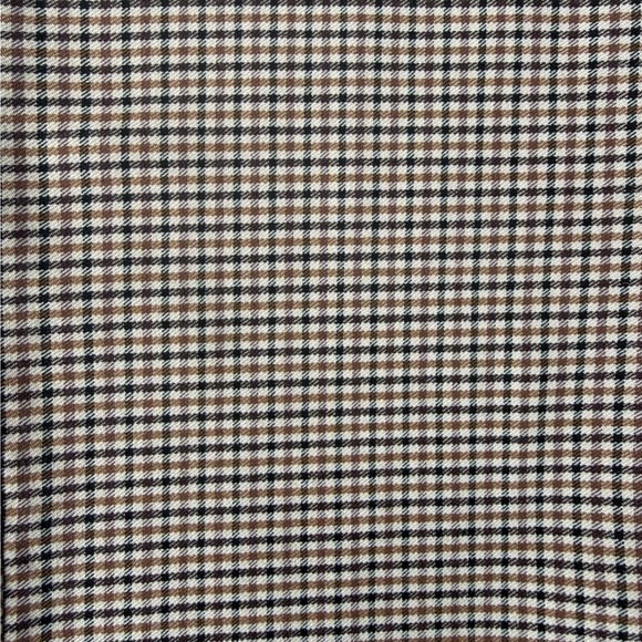 Perry Ellis Womens Slim Ankle Pants Size 10 Brown Houndstooth Stretch Dress Work - Picture 3 of 8